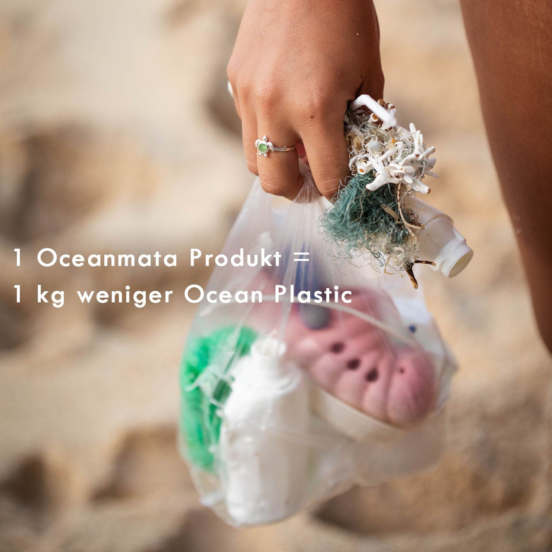 Bracelet weiß "TURTLE" Patenschaft – Ansicht 6