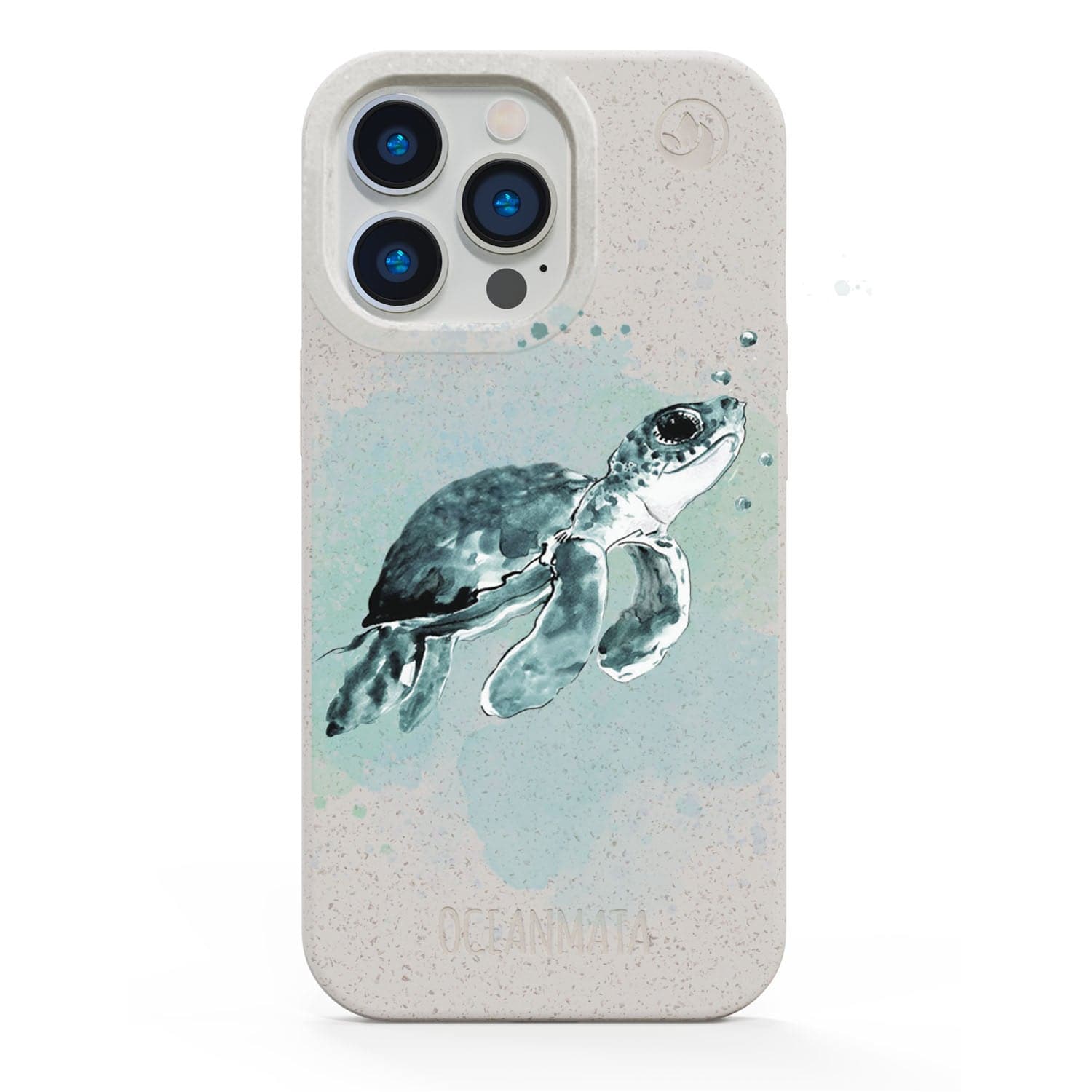 iPhone 16 pro Hülle - Schildkröte grün - "Baby Turtle" - nachhaltig