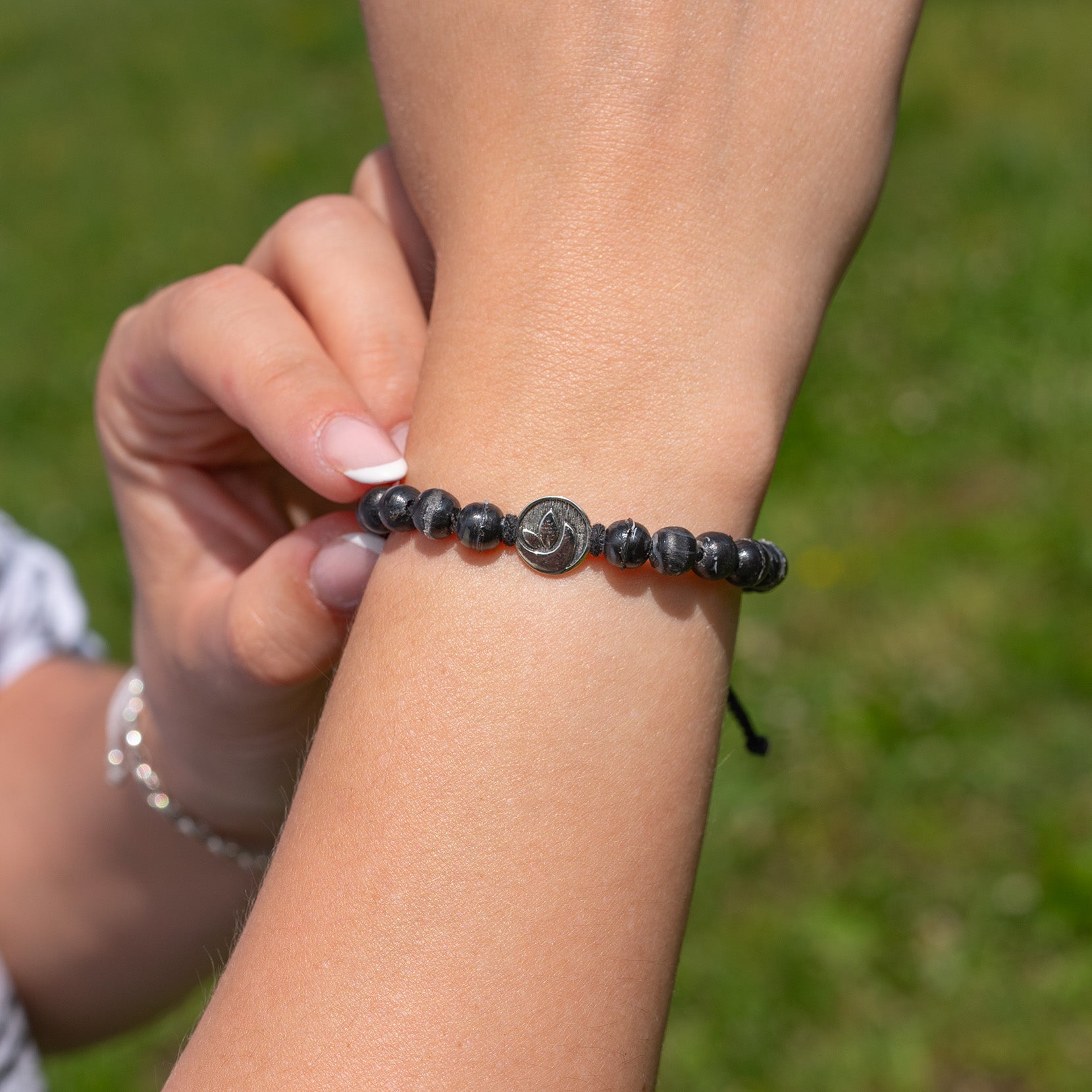 Armband schwarz "OCEAN PLASTIC" – Ansicht 3