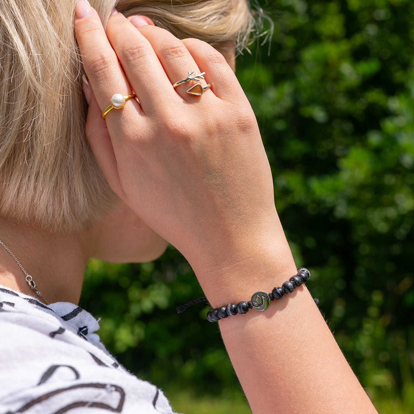 Armband schwarz "OCEAN PLASTIC" – Ansicht 4