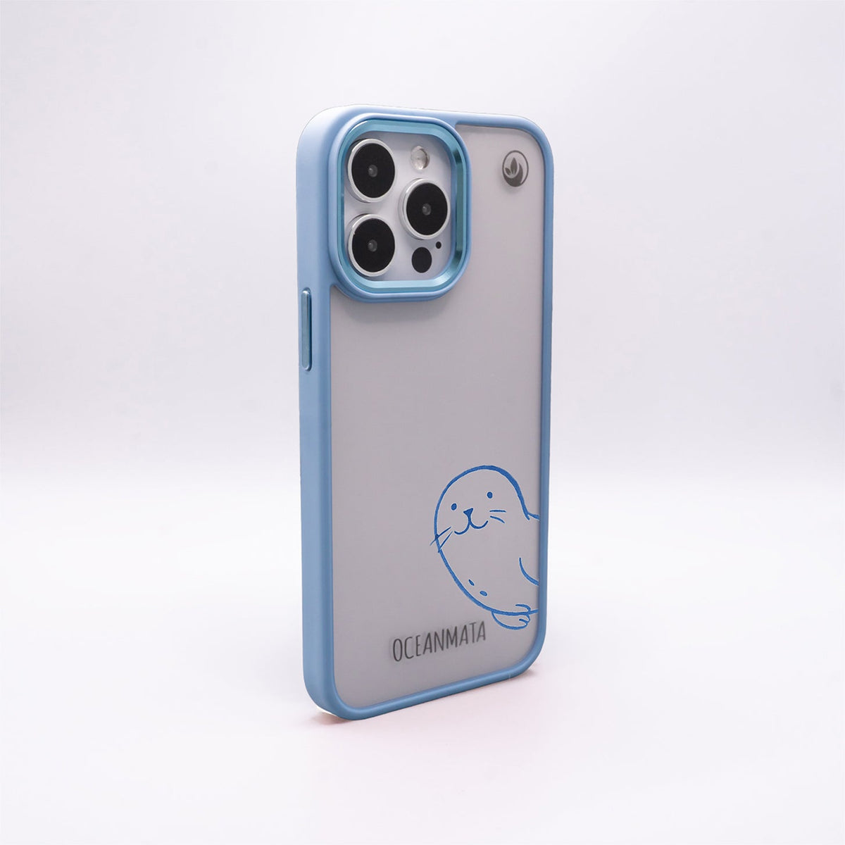 iPhone SE/7/8 case - seal blue - "Robby" - sustainable