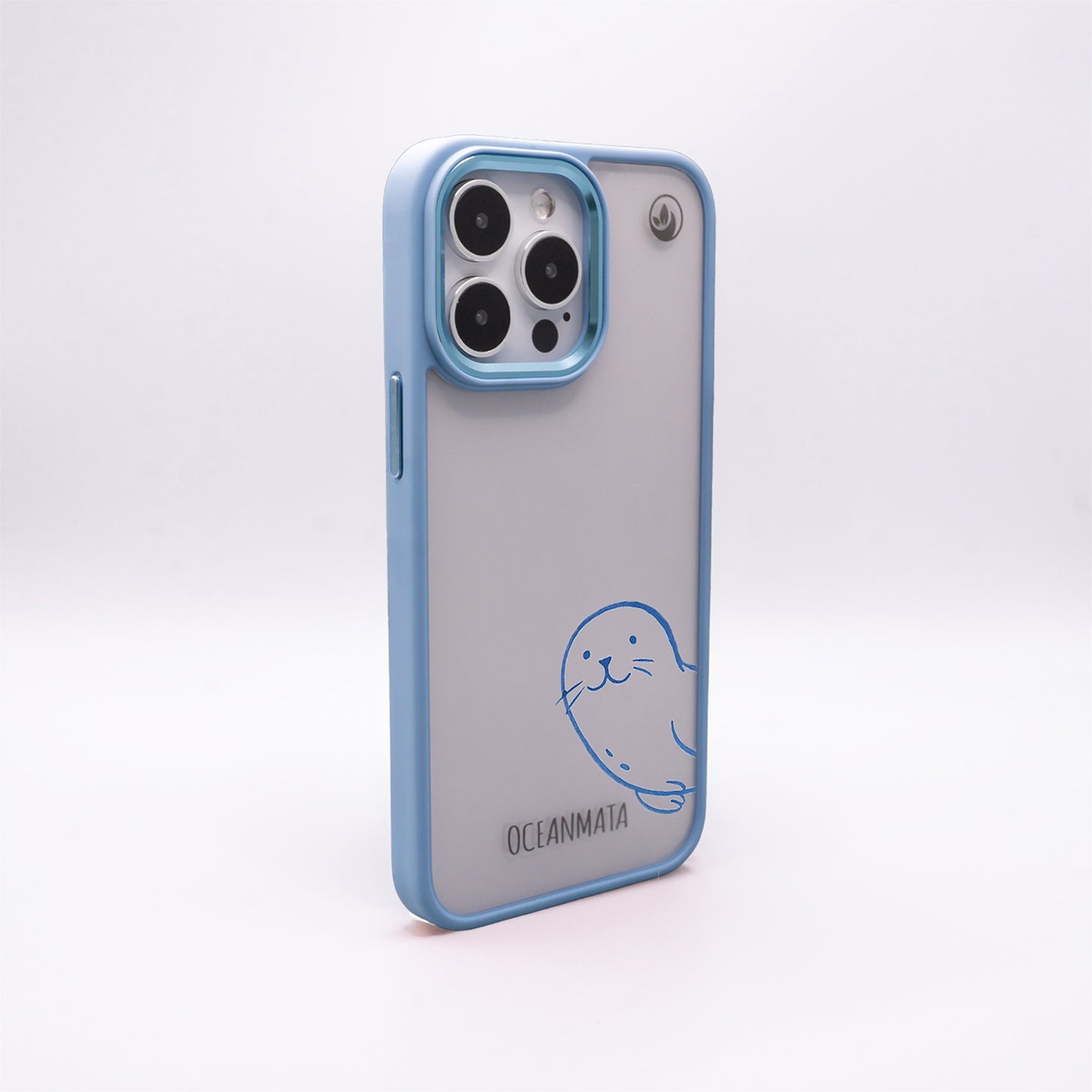 iPhone SE/7/8 case - seal blue - "Robby" - sustainable