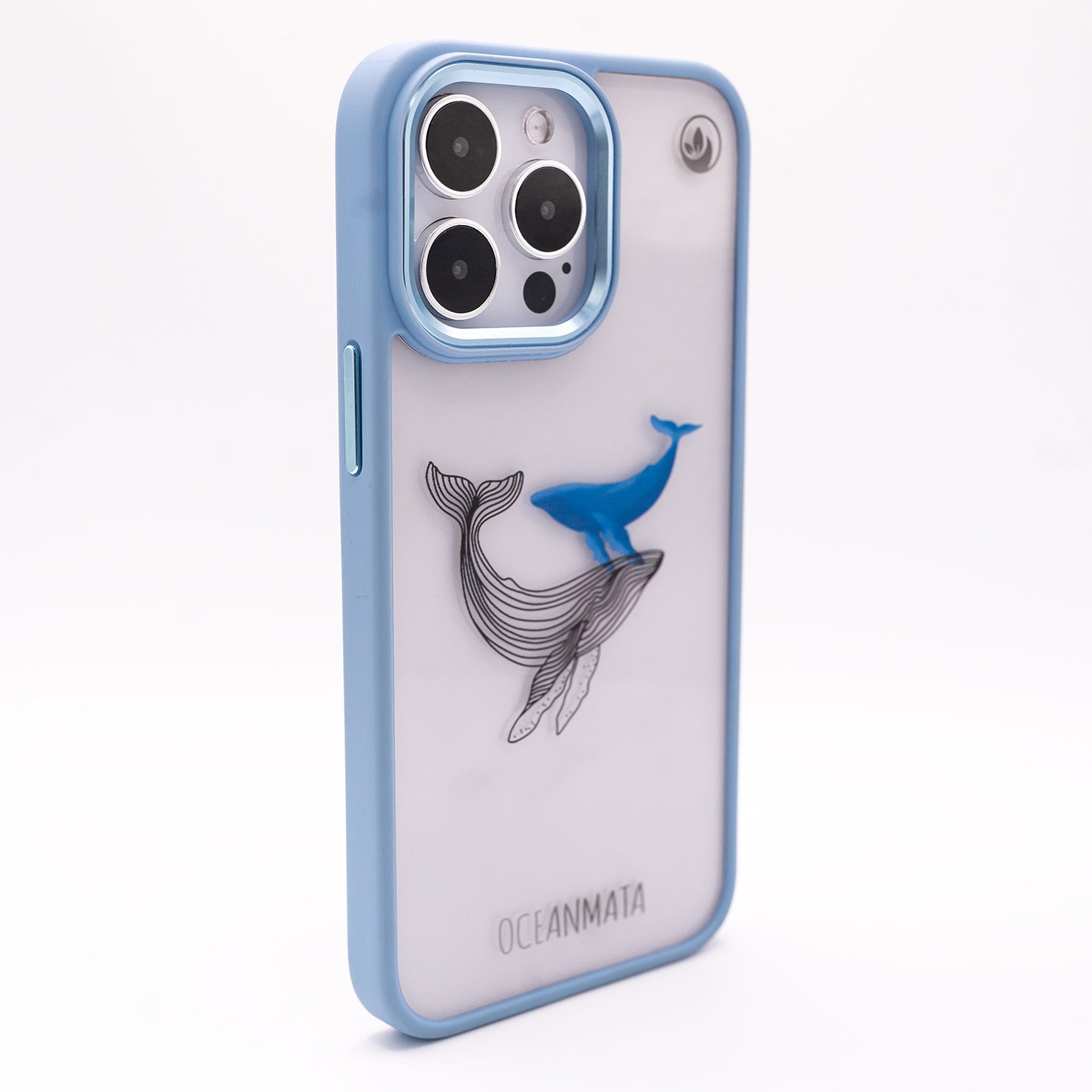 iPhone 16 Case - Whale Blue - "BlueWhale" - sustainable