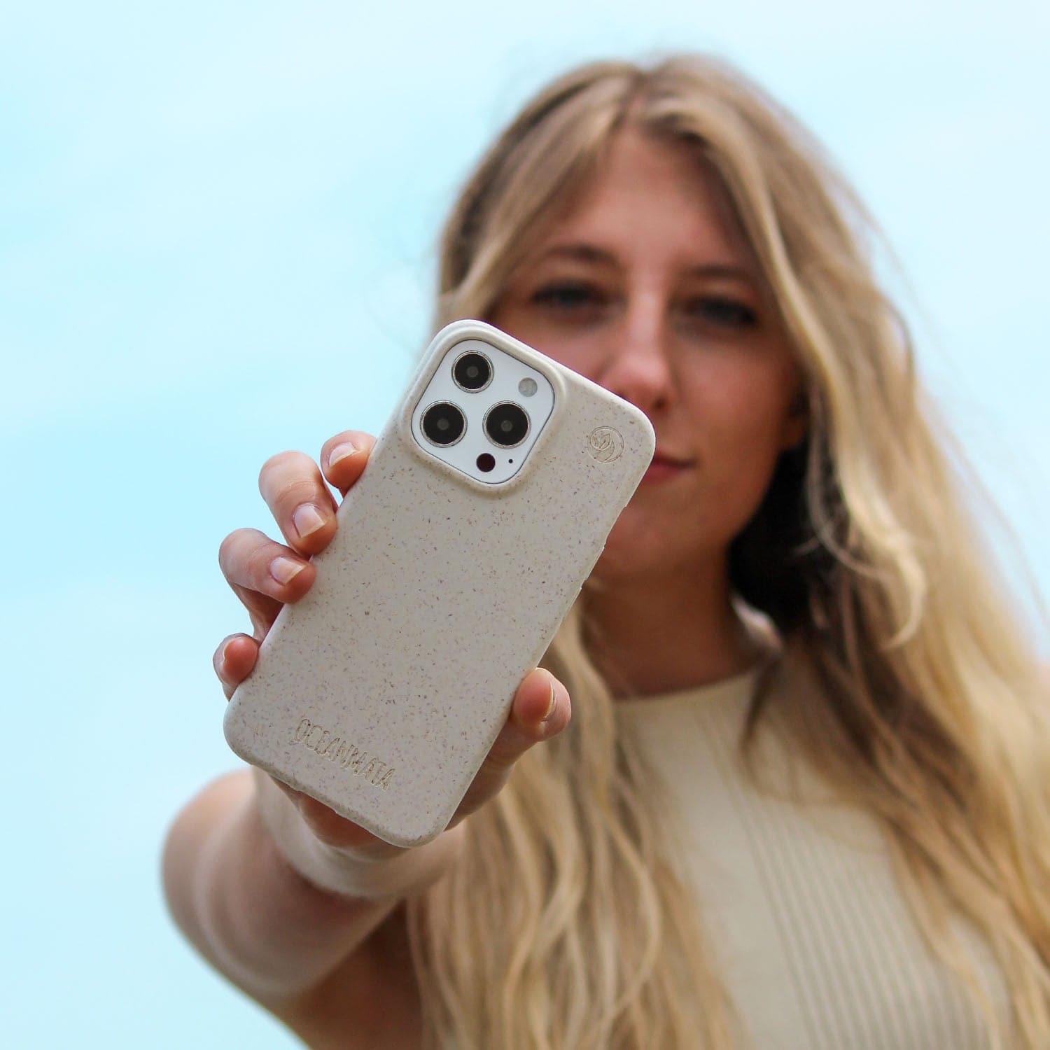 iPhone 13 pro max Hülle - weiß - nachhaltig – Ansicht 5