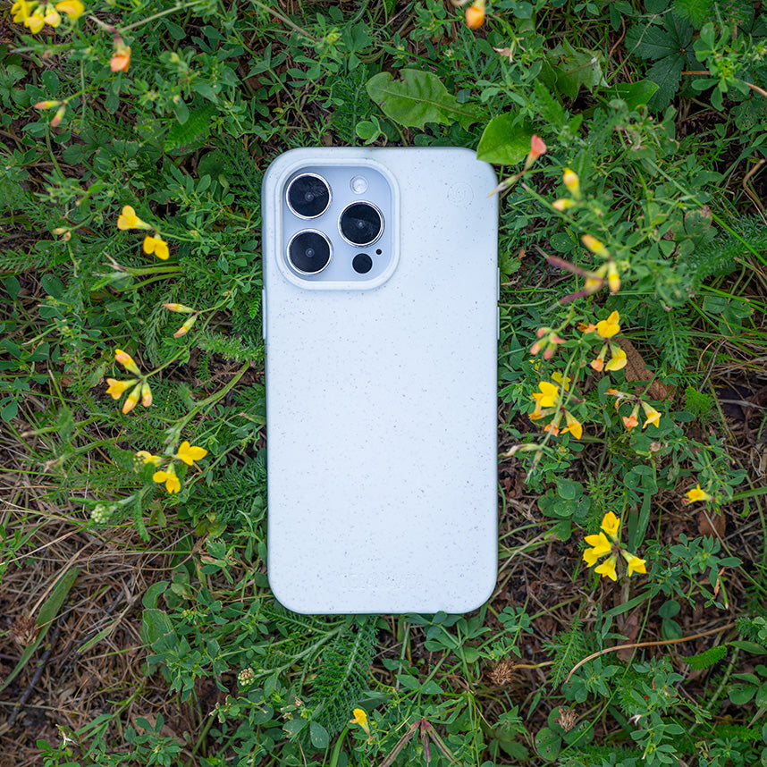 iPhone 15 pro Hülle - weiß - nachhaltig – Ansicht 4