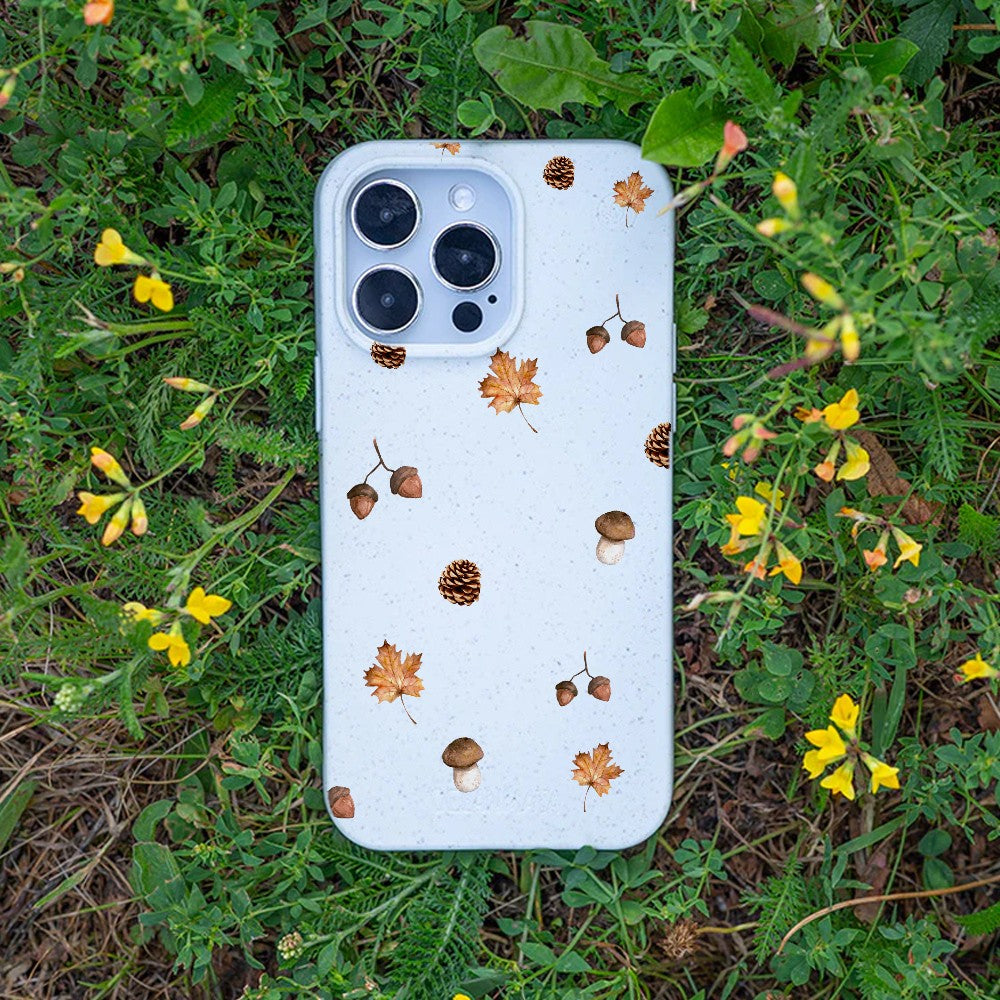 Biologisch abbaubare Handyhülle iPhone 16 pro Autumnseason — kompostierbar — Bonus