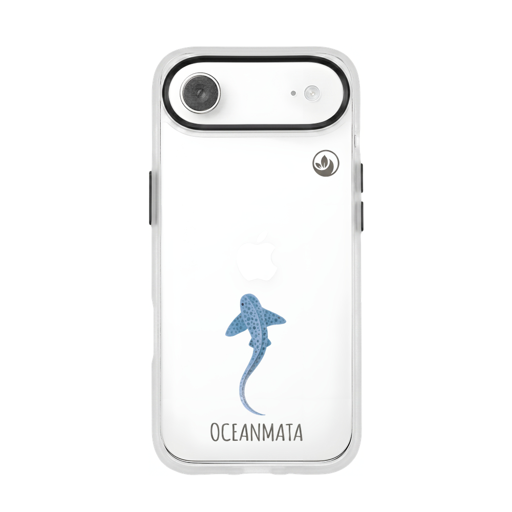 iPhone 17 Air Hülle - Leopardenhai blau - "BlueLeopard" - nachhaltig