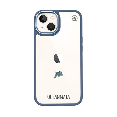 iPhone 13 Case - Dolphin Blue - "Captain Dolphin" - sustainable