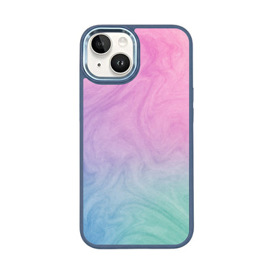 iPhone 14 hoesje - "Gekleurd marmer" duurzaam