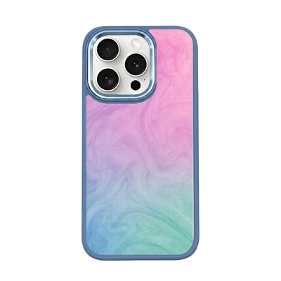 iPhone 15 pro case - "Colored Marble" - sustainable