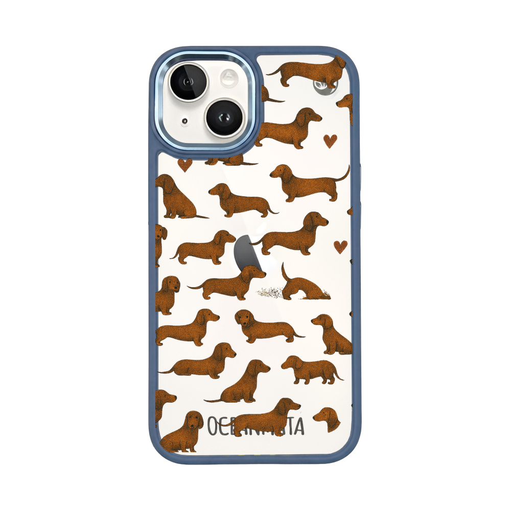 iPhone 14 hoesje - Teckel - "Teckel" - duurzaam