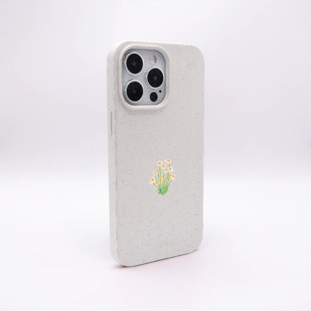 Samsung A56 Hülle - Blumen weiß - "Daisy" - nachhaltig