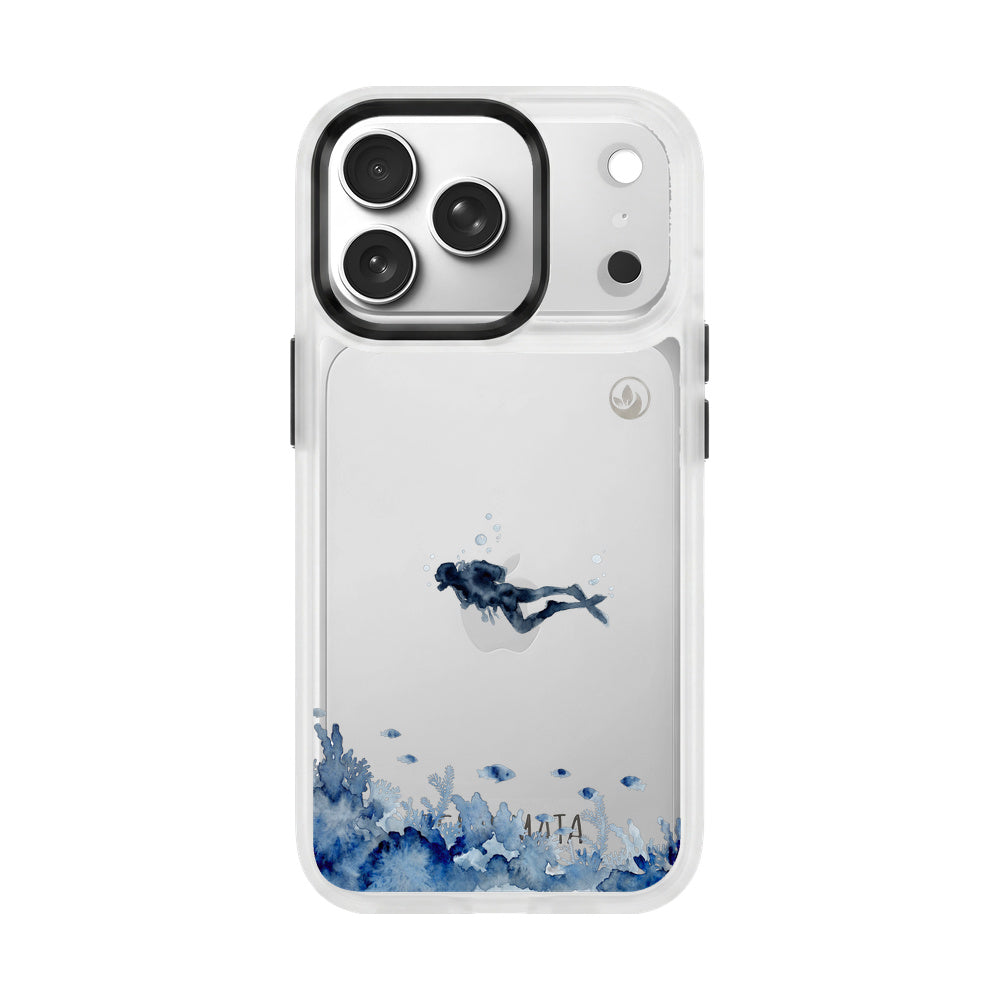 Nachhaltige Handyhülle Samsung S26 Deepdive aus Ocean Plastic — Vorderseite