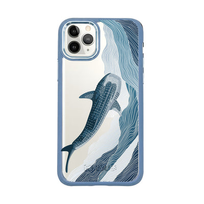 iPhone 11 pro Hülle - Walhai blau - "DeepWater" - nachhaltig