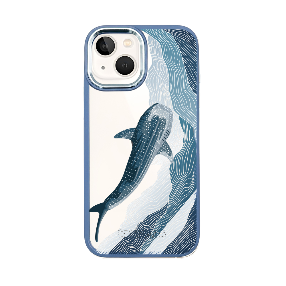 iPhone 13 mini Hülle - Walhai blau - "DeepWater" - nachhaltig