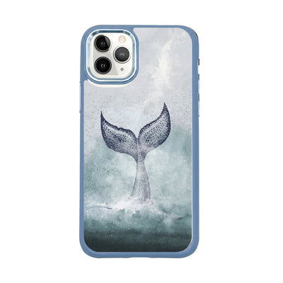 iPhone 11 pro hoesje - dolfijnblauw - "Dolphin" - duurzaam