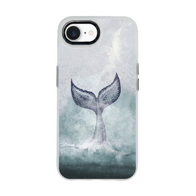iPhone 16e hoesje - Dolfijnblauw - "Dolphin" - Duurzaam