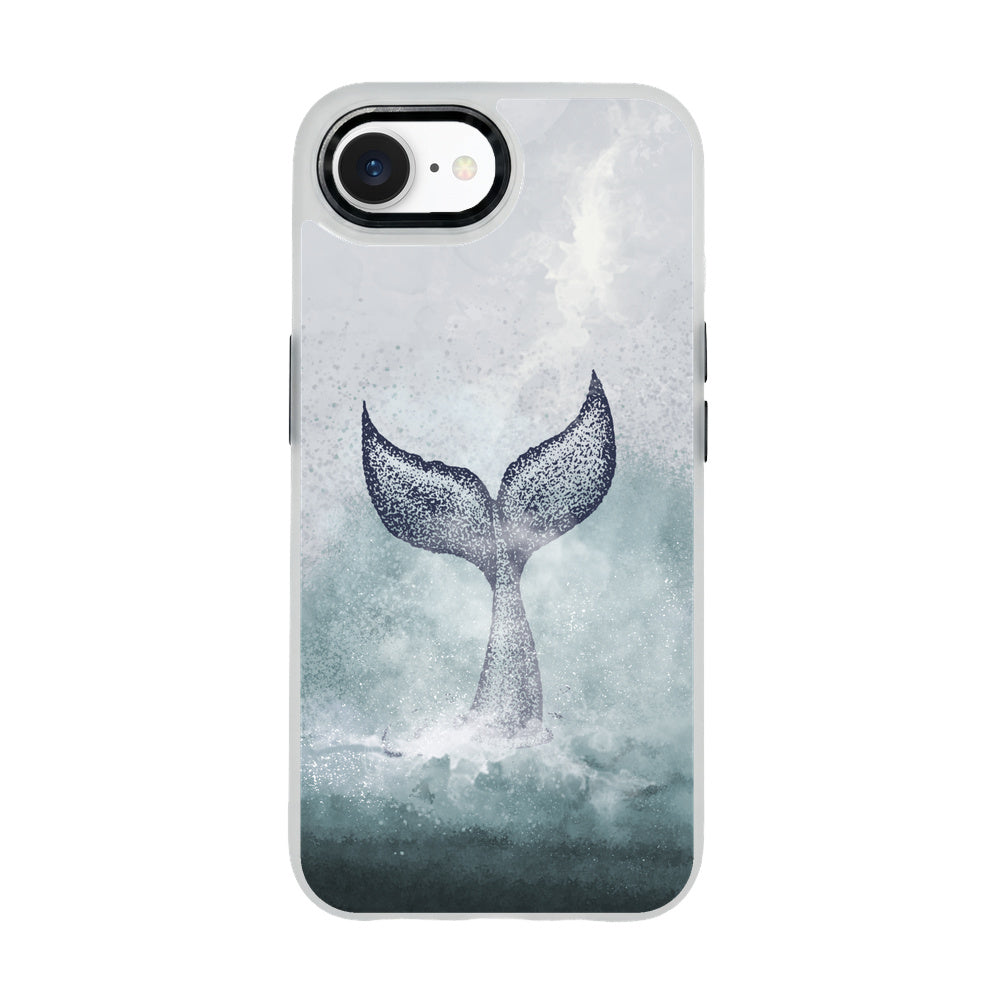 iPhone 16e hoesje - Dolfijnblauw - "Dolphin" - Duurzaam