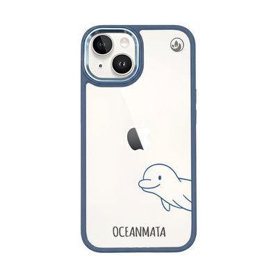 iPhone 14 hoesje - Dolfijn - "Finni" - duurzaam