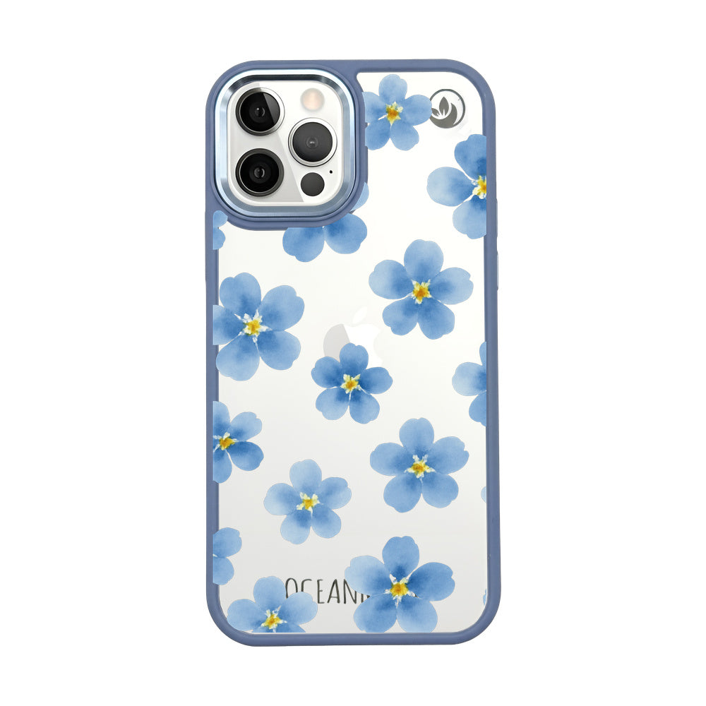 iPhone 12 pro / iPhone 12 hoesje - vergeet-me-nietje - duurzaam