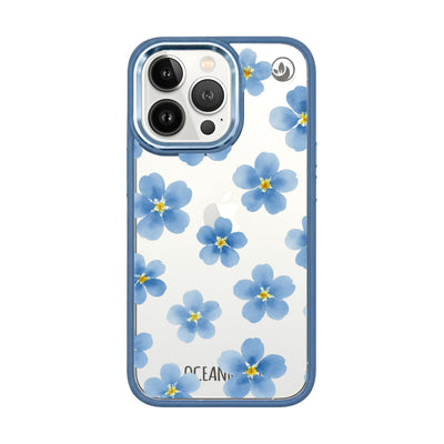 iPhone 13 pro hoesje - vergeet-me-nietje - duurzaam