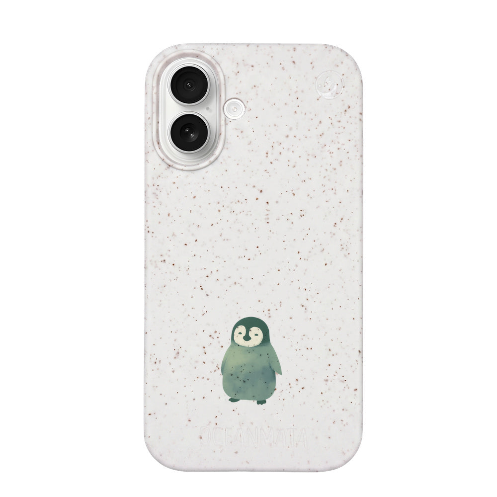 Biologisch abbaubare Handyhülle iPhone 17 Happypinguin — kompostierbar — Vorderseite