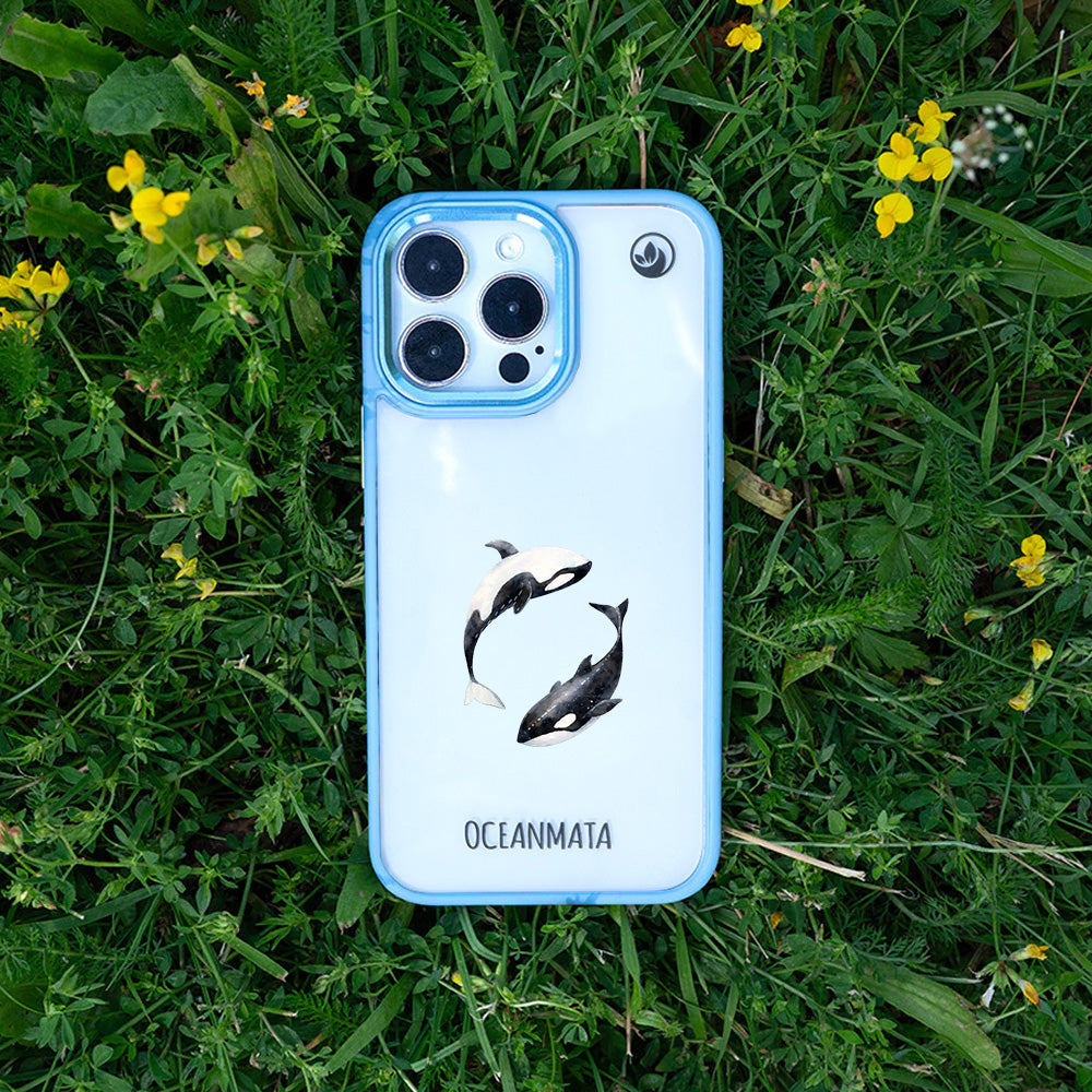iPhone 13 pro Hülle - Orca blau - "OrcaFlow" - nachhaltig