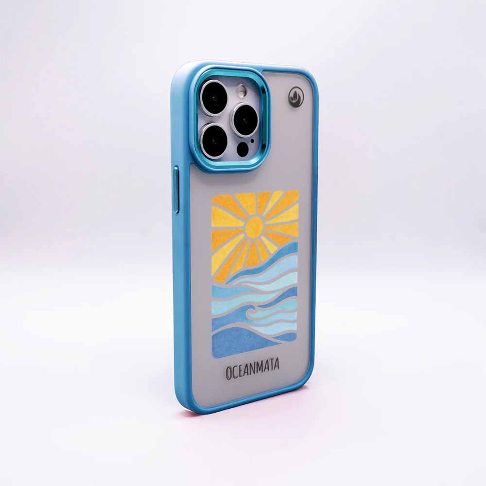 iPhone 17 pro max Hülle - Meer blau - "Sun&Sea" - nachhaltig