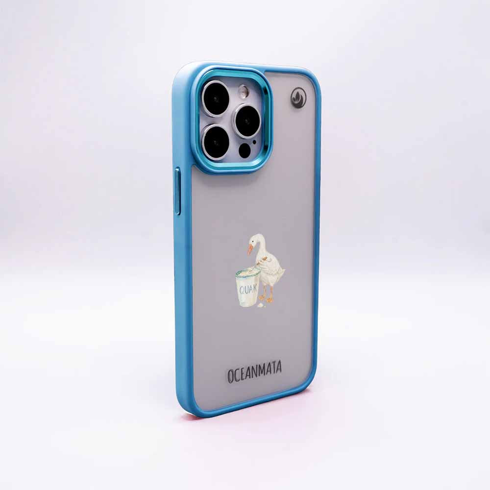 iPhone 17 pro max Hülle - Quark Ente blau - "TheQuak" - nachhaltig