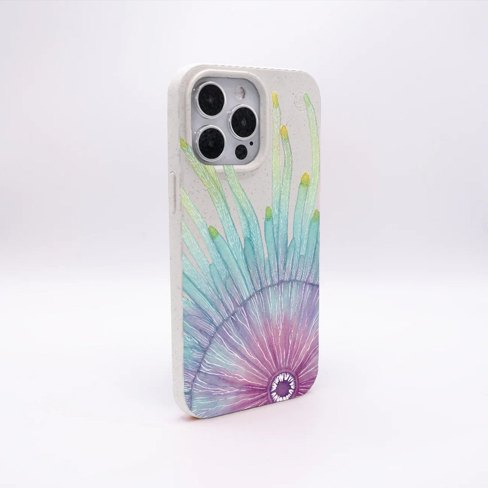 Biologisch abbaubare Handyhülle iPhone 15 Jellybutton — kompostierbar — Rückseite