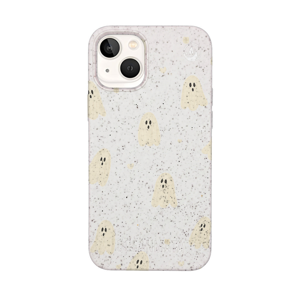 Biologisch abbaubare Handyhülle iPhone 13 mini Littleghost — kompostierbar — Vorderseite