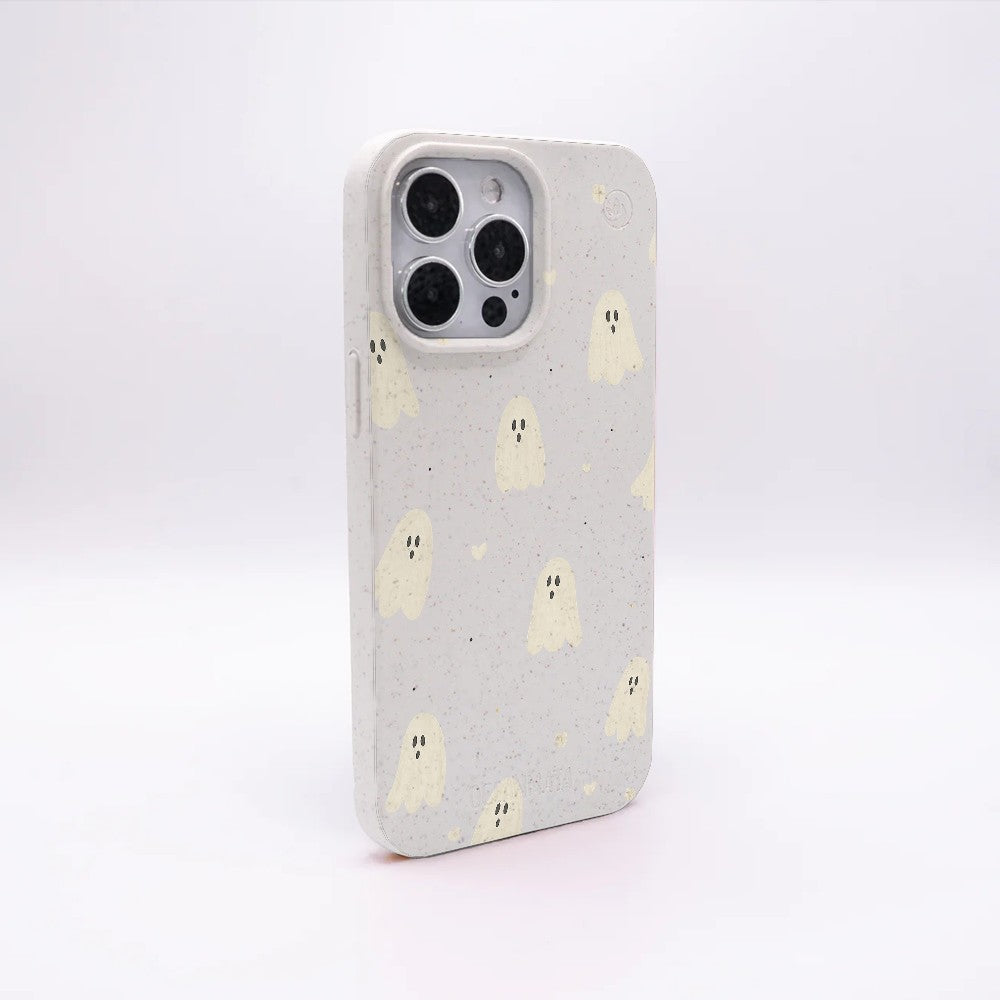 Biologisch abbaubare Handyhülle iPhone 13 mini Littleghost — kompostierbar — Rückseite