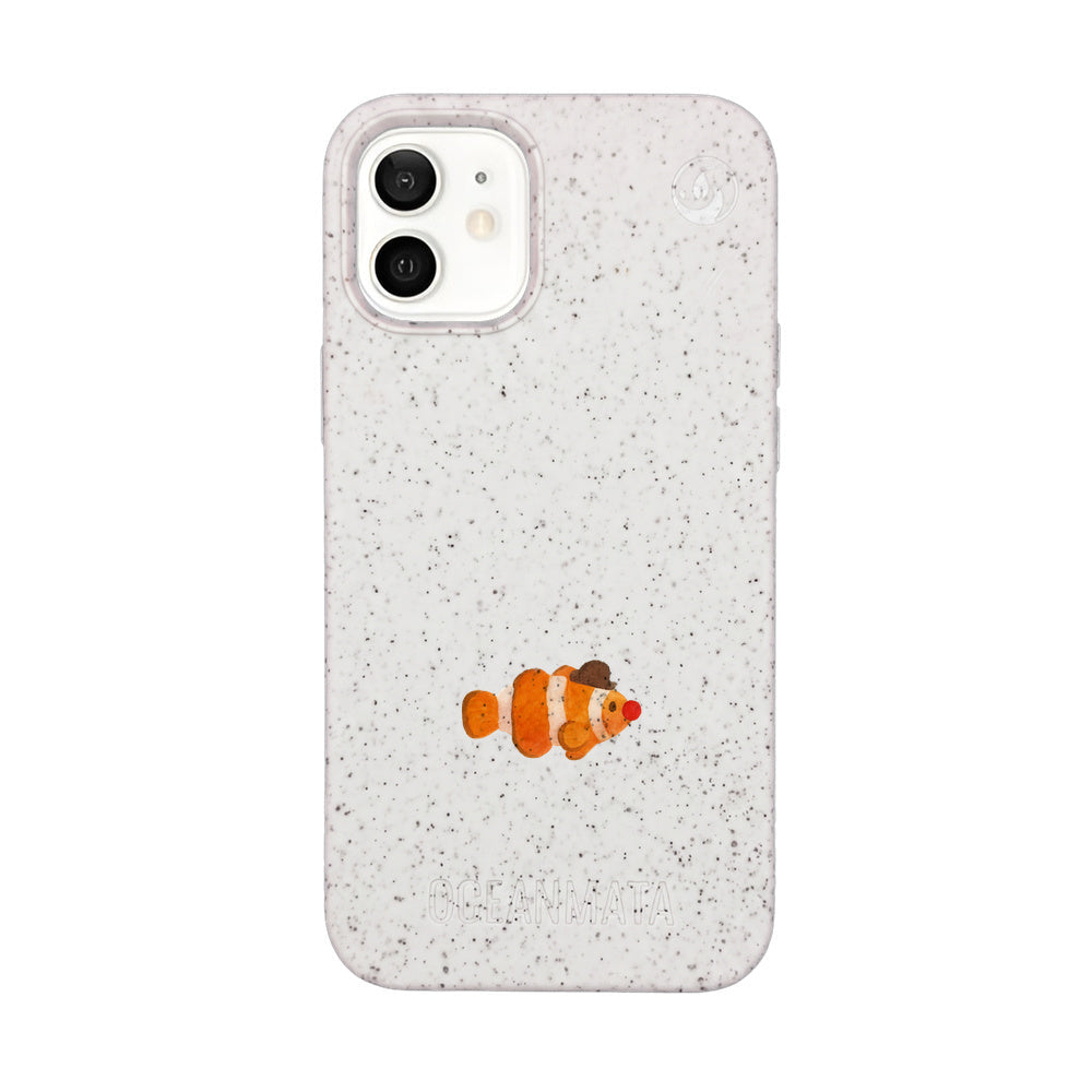 Biologisch abbaubare Handyhülle iPhone 12 mini Mrclownfish — kompostierbar — Vorderseite