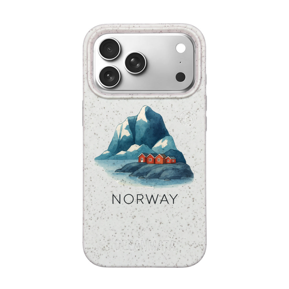 Biologisch abbaubare Handyhülle iPhone 18 Pro Max / 17 Pro Max Norway — kompostierbar — Vorderseite