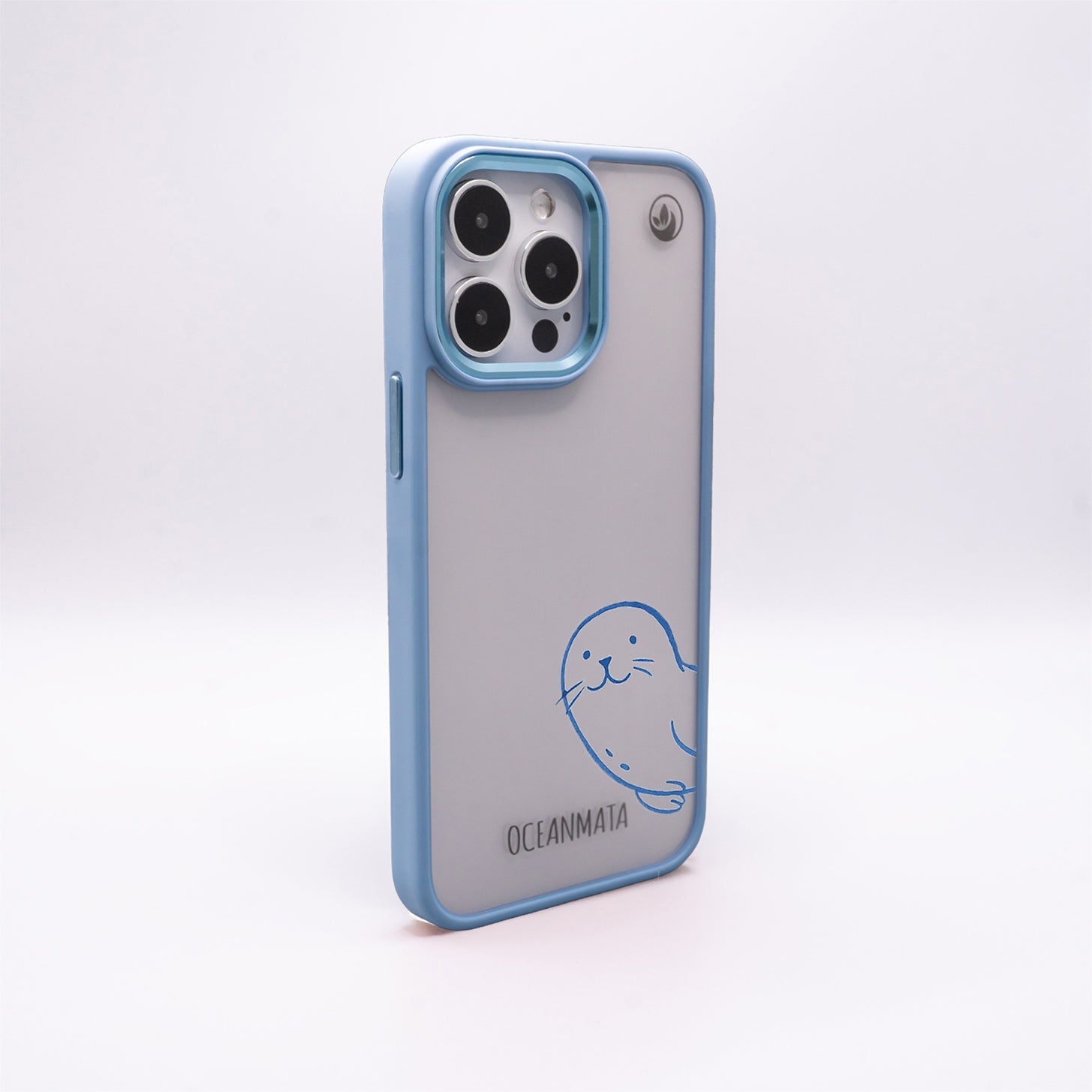 iPhone 16 Case - Seal Blue - "Robby" - Sustainable