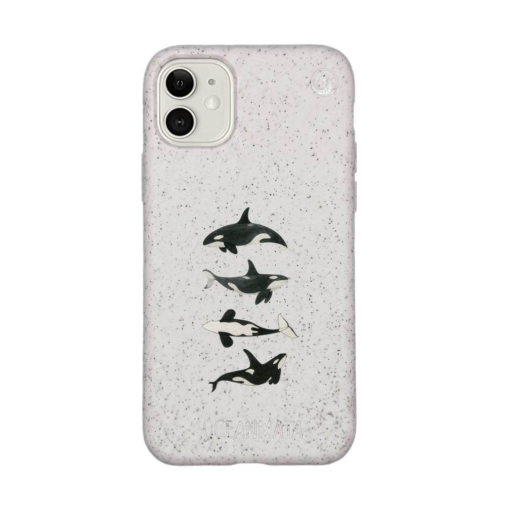 iPhone 11 Case - Orca White - "OrcaFamily" - sustainable