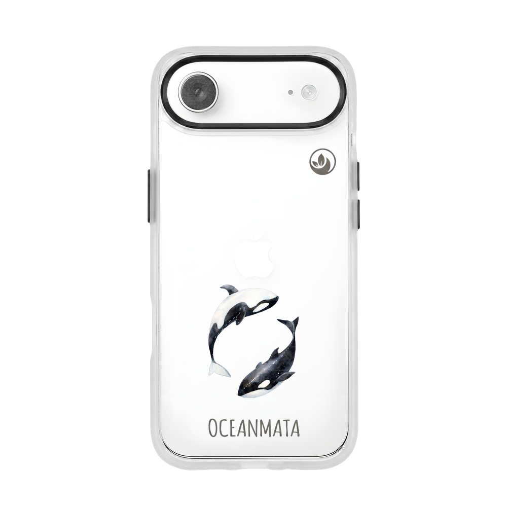 iPhone 17 Air Hülle - Orca blau - "OrcaFlow" - nachhaltig