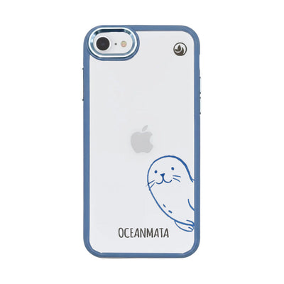 iPhone SE/7/8 hoesje - zegelblauw - "Robby" - duurzaam