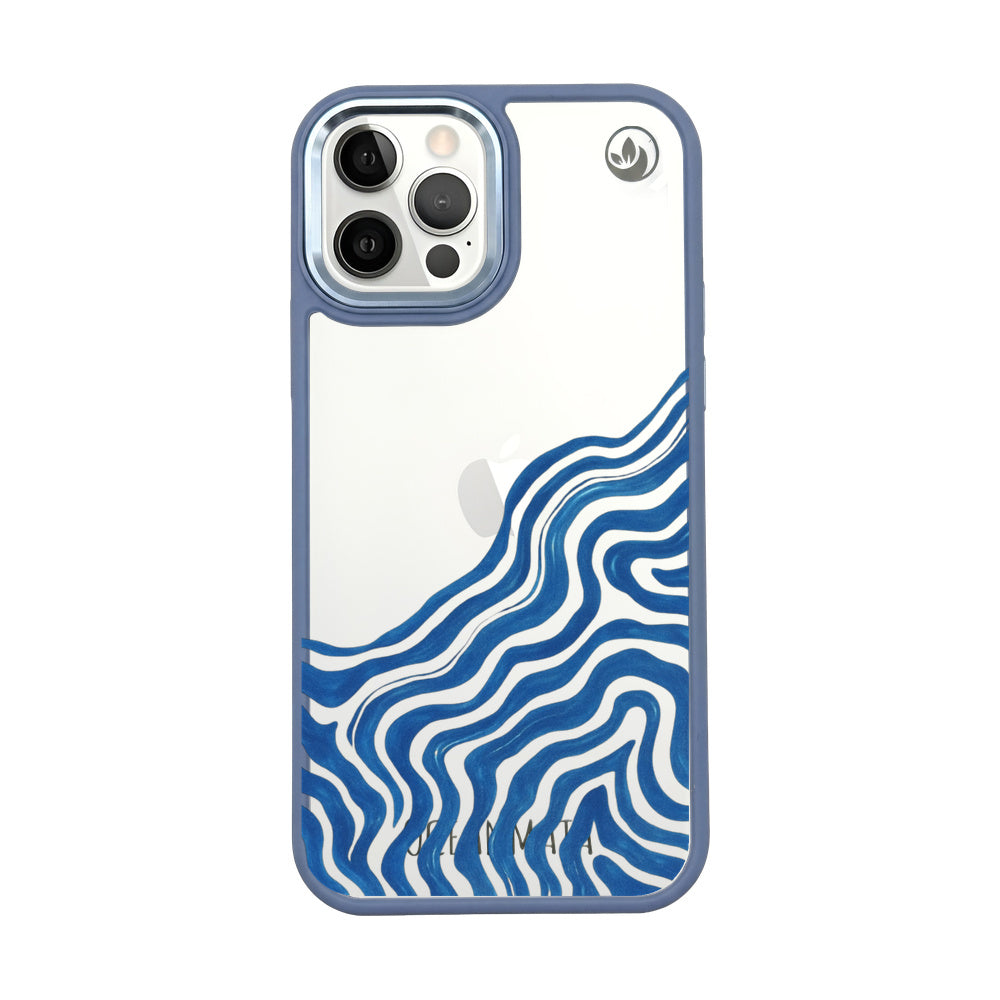 iPhone 12 pro / iPhone 12 hoesje - abstracte golf - "Summerwave" - duurzaam
