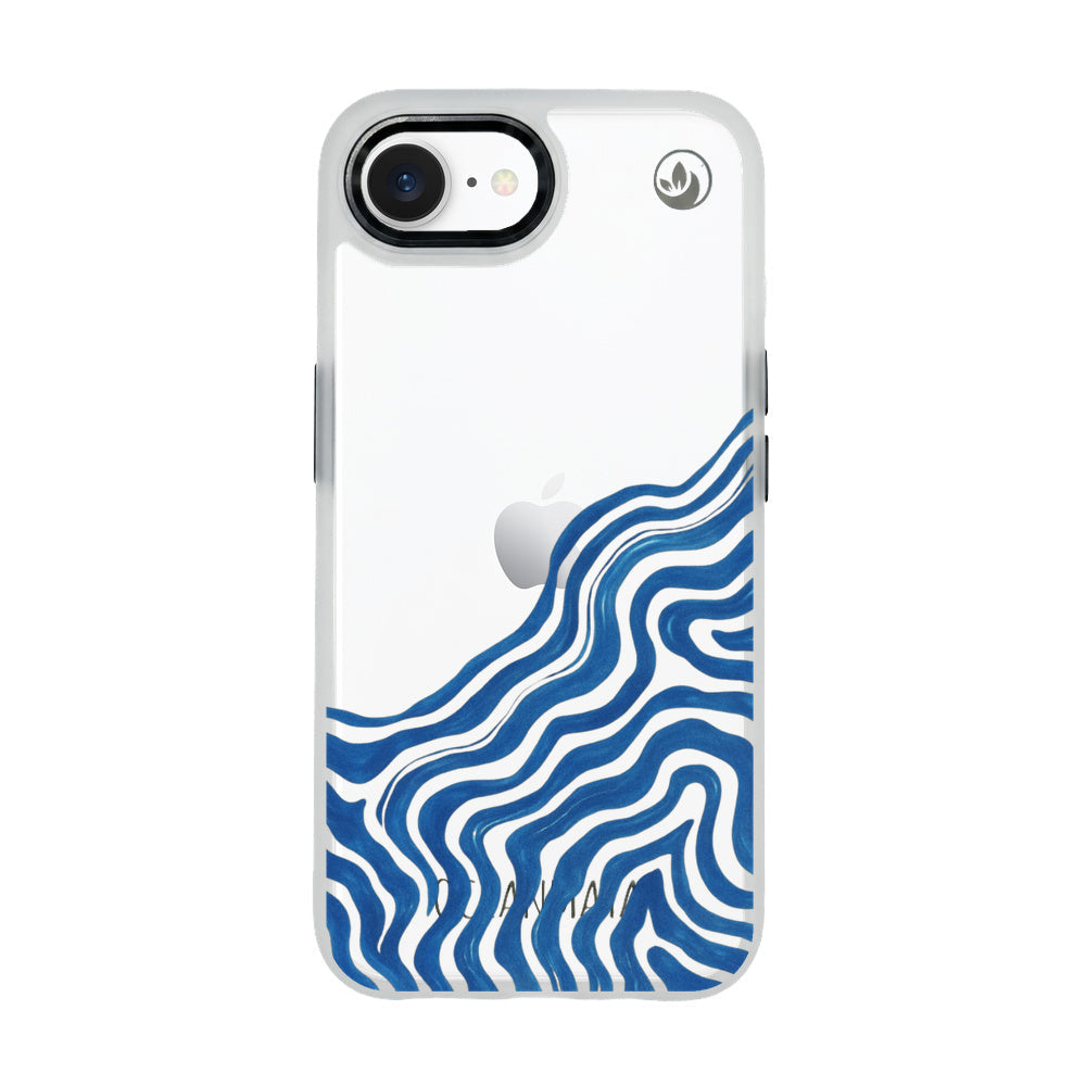 iPhone 16e hoesje - Abstracte golf - "Summerwave" - Duurzaam