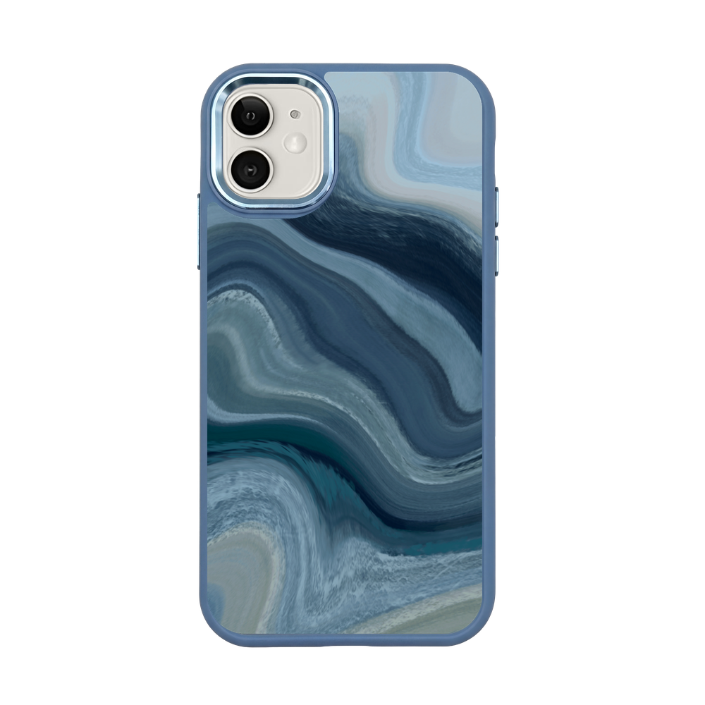 iPhone 11 hoesje - wit Manta - "Manta Wave" - duurzaam