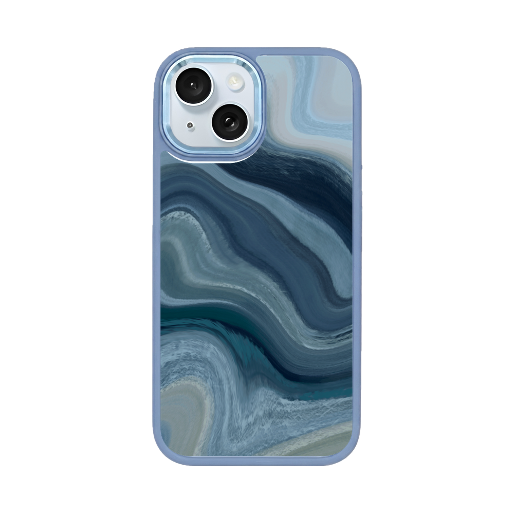 iPhone 15 hoesje - Abstracte golf - "Summerwave" - Duurzaam