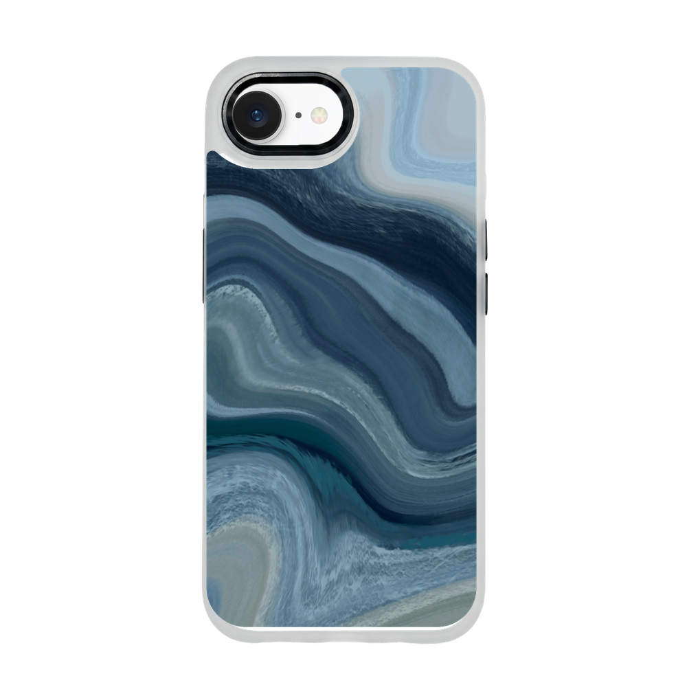 iPhone 16e Case - white Manta - "Manta Wave" - sustainable