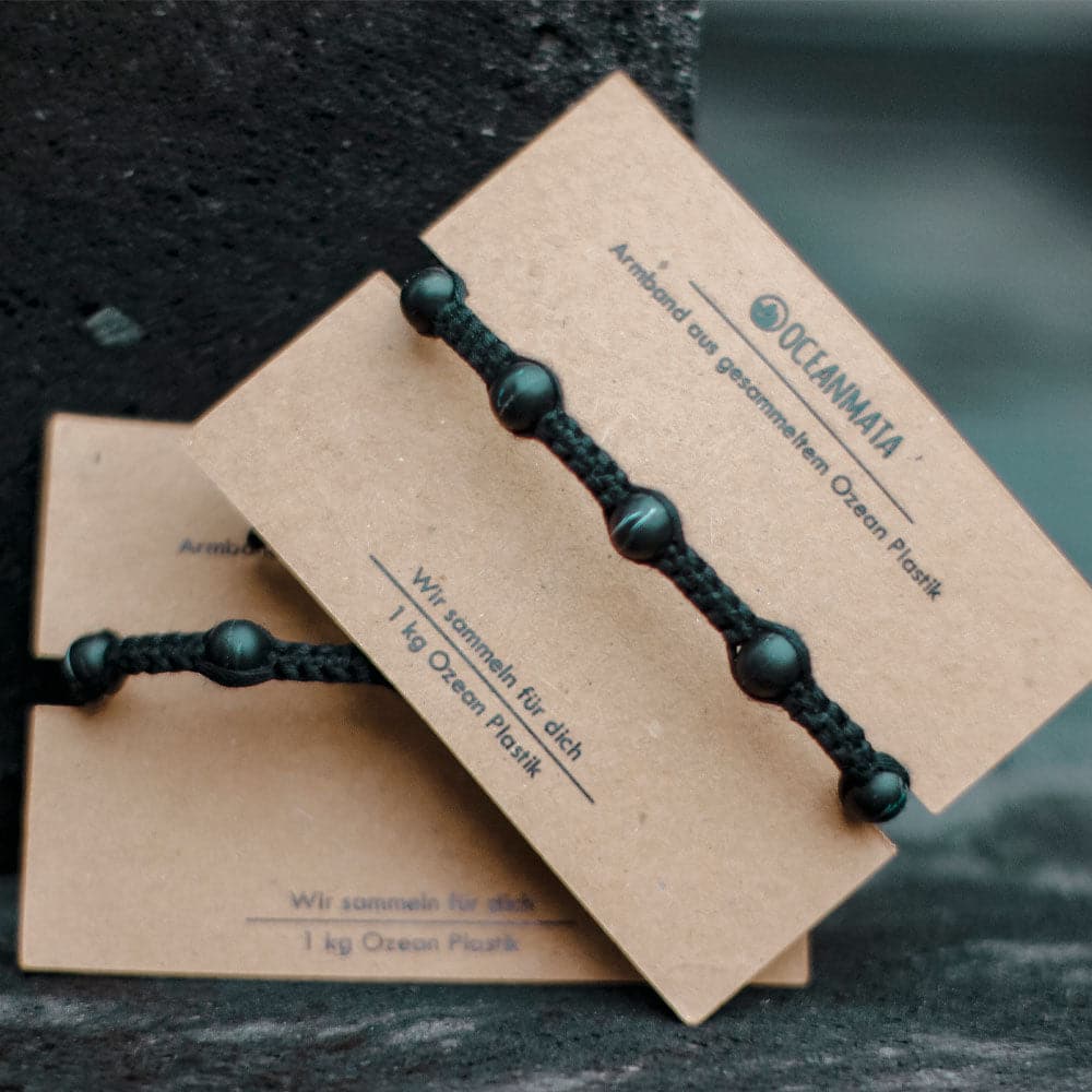 Armband schwarz "OCEAN PLASTIC"