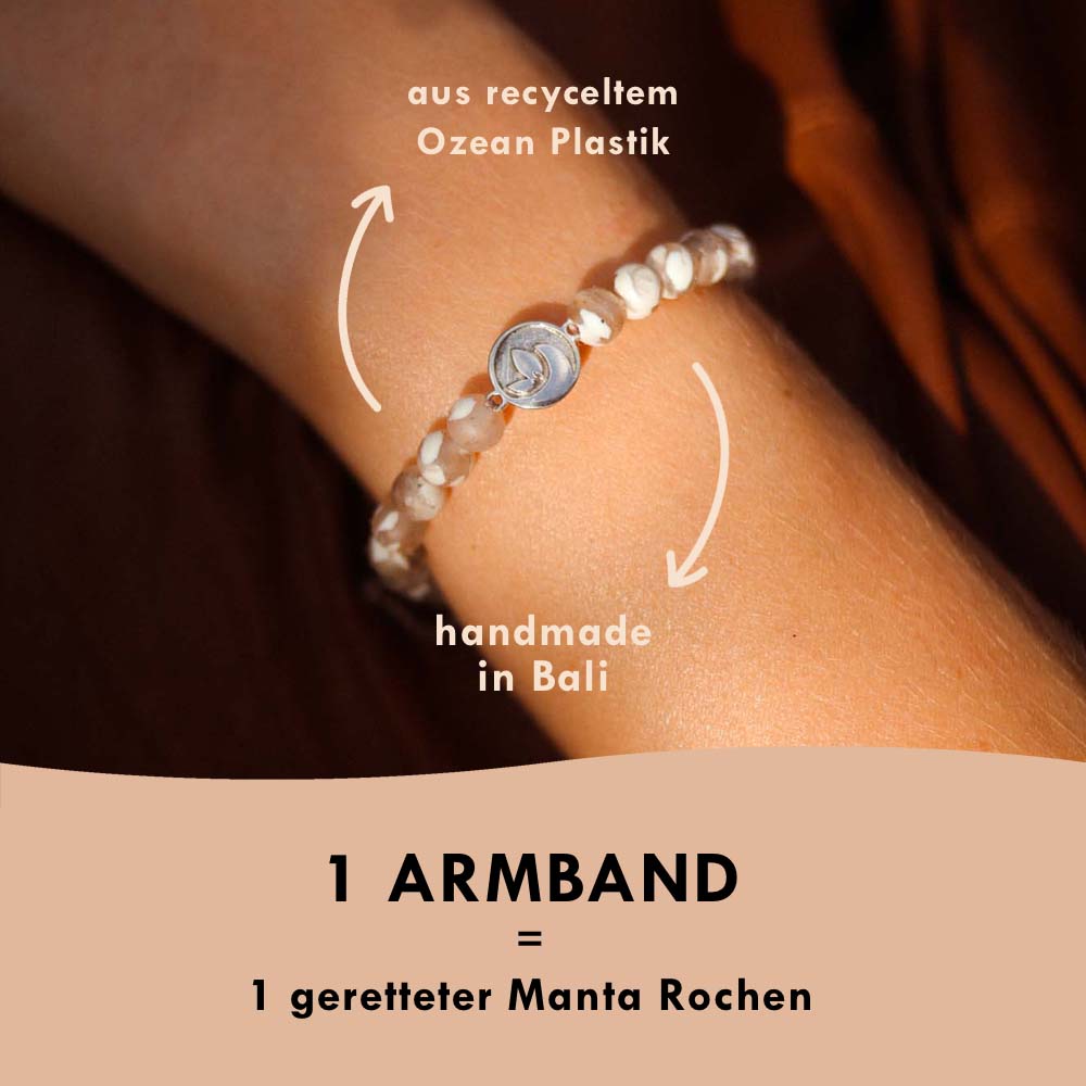 Armband weiß "MANTA" – Ansicht 10
