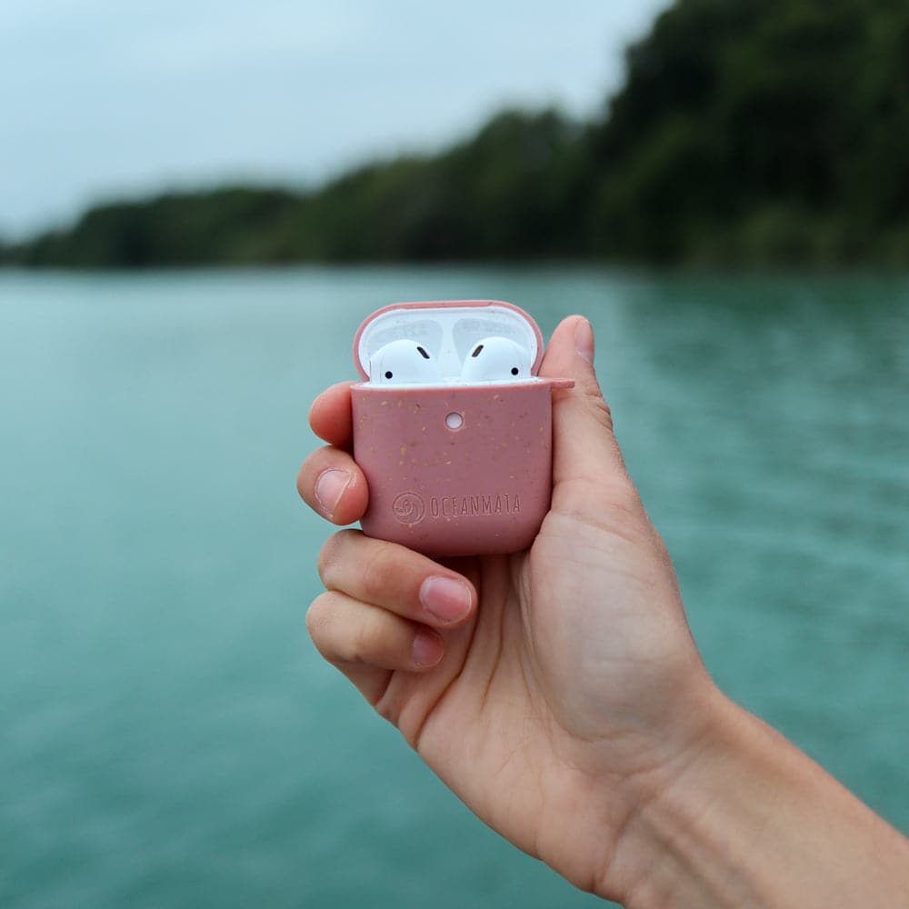 nachhaltige Apple AirPod Case 1/2 - Hülle - rosa – Ansicht 3