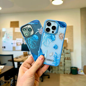 iPhone 13 pro Hülle - Schildkröte bunt - "Turtle & Friends" - nachhaltig
