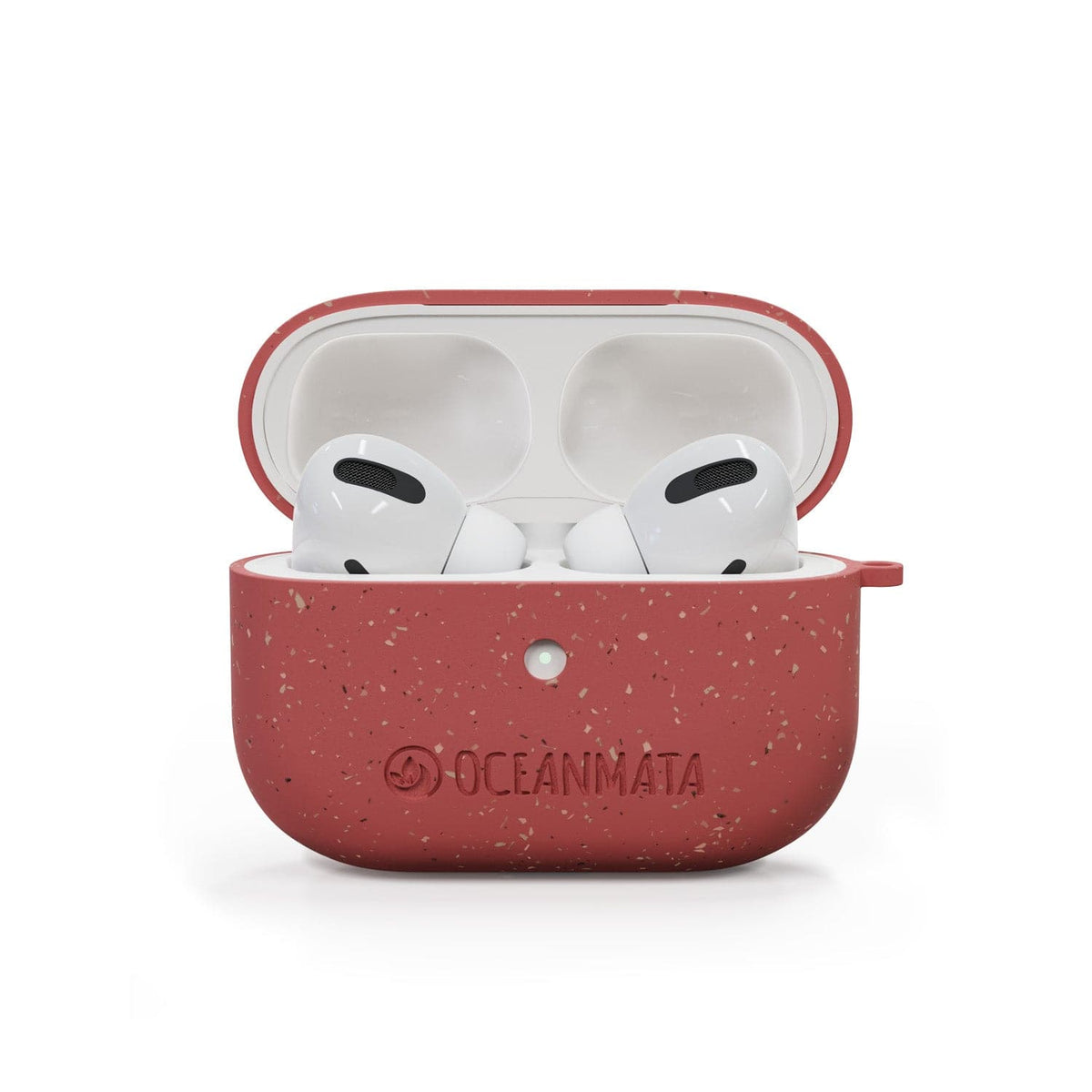 nachhaltige Apple AirPod Case Pro 1/2 "CORAL" - Hülle - rot