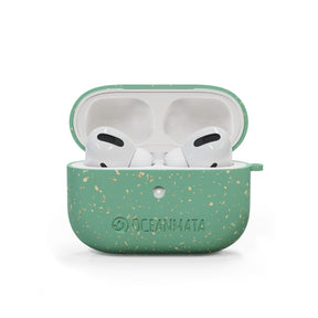 nachhaltige Apple AirPod Case Pro 1/2 "TURTLE" - Hülle - grün