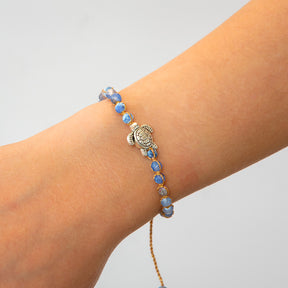 Armband türkis - "Blue Ocean Turtle Stone" Edition
